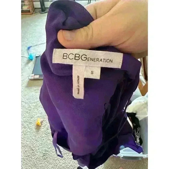 BCBG l Generation Spaghetti Strap Purple Dress l SIZE SMALL - Picture 8 of 8